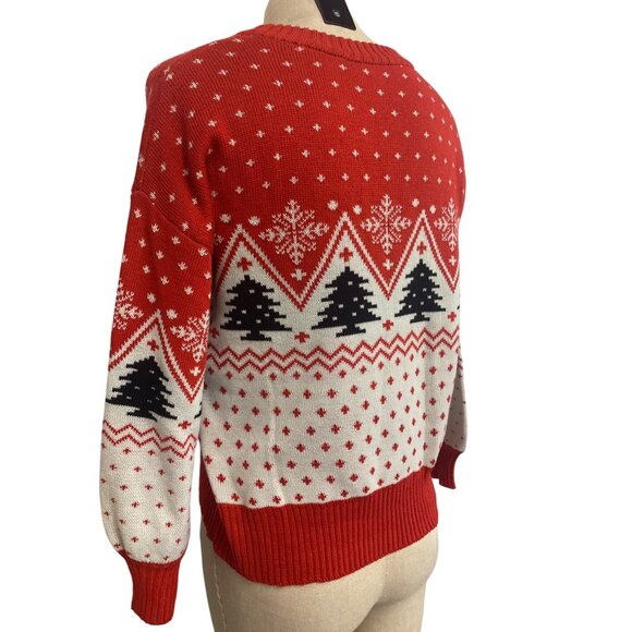 Coca-Cola Polar Bear Ugly Christmas Sweater XS Red/White Coca-Cola Logo - Picture 7 of 11